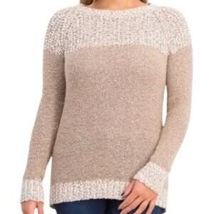 FATE Clairina Women's Super Soft  White Beige Sweater Size XL